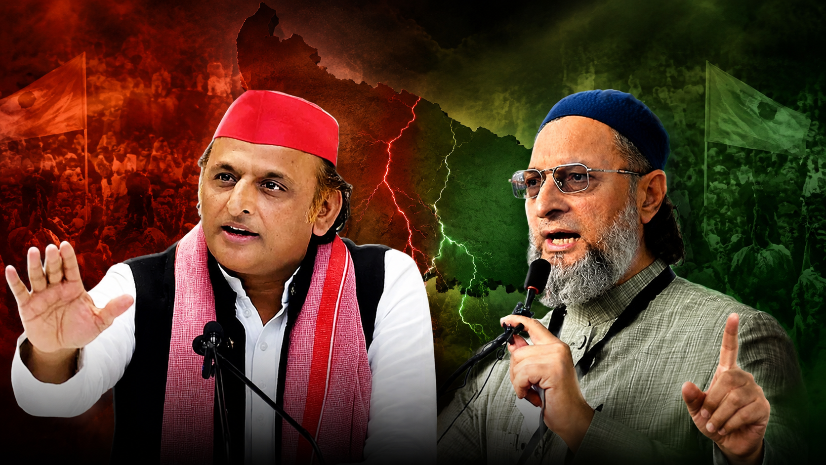 यूपी चुनाव से पहले अखिलेश यादव की बढ़ी मुश्किलें: असदुद्दीन ओवैसी ने बहराइच से भरी हुंकार, ‘MY’ समीकरण पर किया सीधा वार