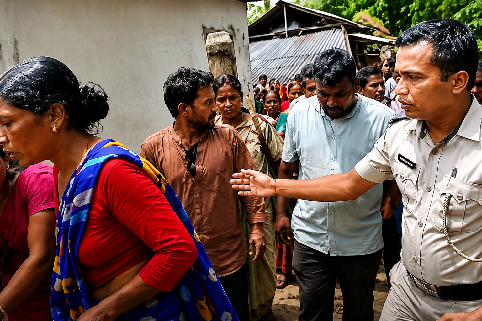चप्पल-डंडे से धोने को तैयार थी महिलाएं, डर से बिस्तर के नीचे छिपा TMC नेता