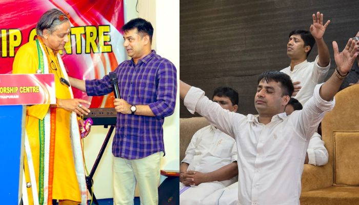 ‘सेवा’ के नाम पर शोषण का खेल? केरल के पादरी बिनू पर गंभीर आरोप और शशि थरूर के साथ वायरल तस्वीरों का सच