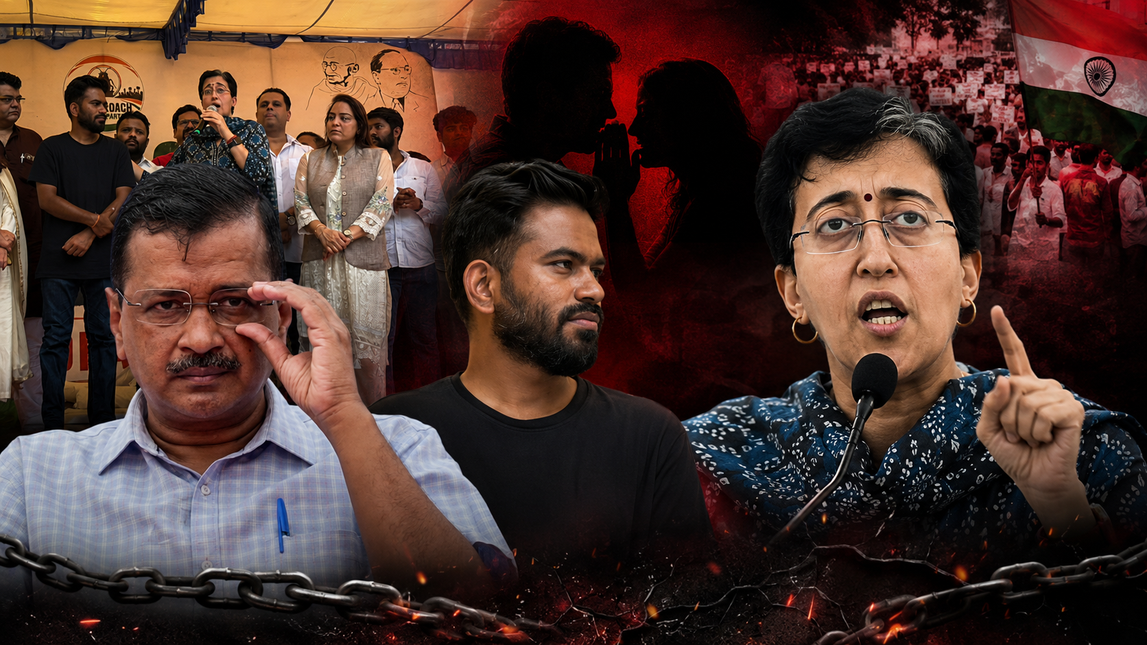 जंतर-मंतर पर बेनकाब हुआ ‘गंदा गठबंधन’: NEET आंदोलन के नाम पर देश के खिलाफ बड़ी साजिश, आतिशी और अभिजीत दिपके का कनेक्शन आया सामने
