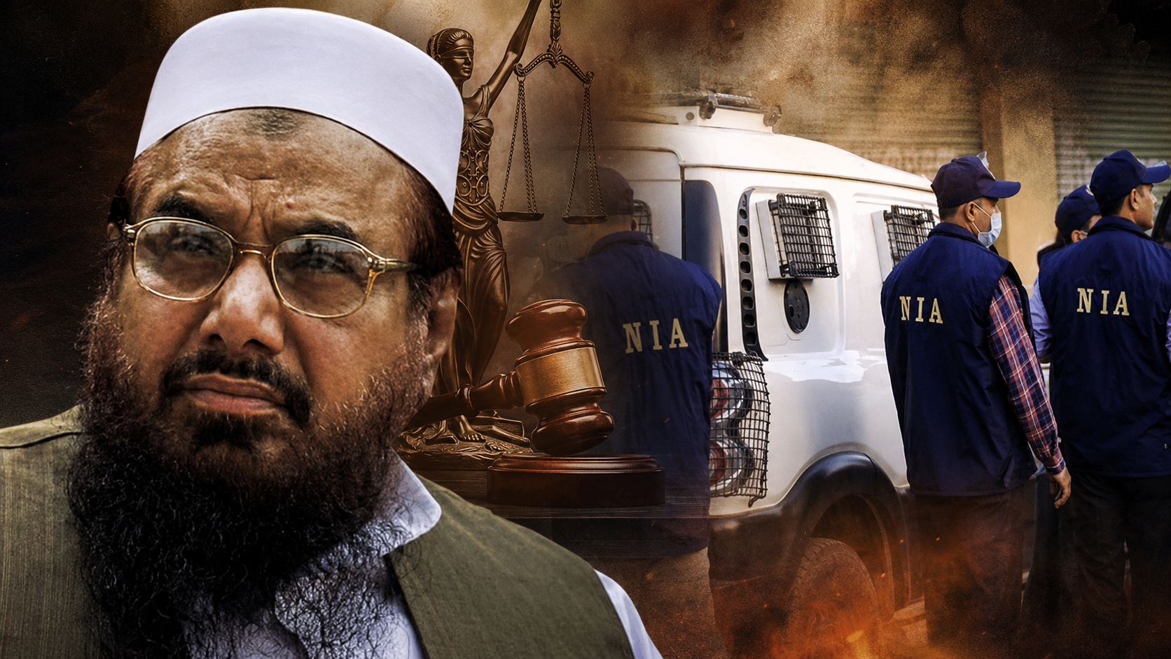 NIA की बड़ी कार्रवाई: आतंकी हाफिज सईद के खिलाफ ‘ट्रायल इन एब्सेंटिया’ की मांग, BNSS की नई धारा के तहत कसा शिकंजा