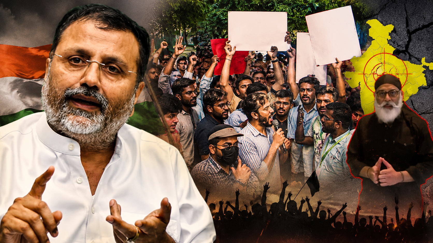 जंतर-मंतर प्रदर्शन: भाजपा सांसद निशिकांत दुबे का बड़ा दावा, कहा- ‘छात्र आंदोलन की आड़ में देश विभाजन की साजिश’