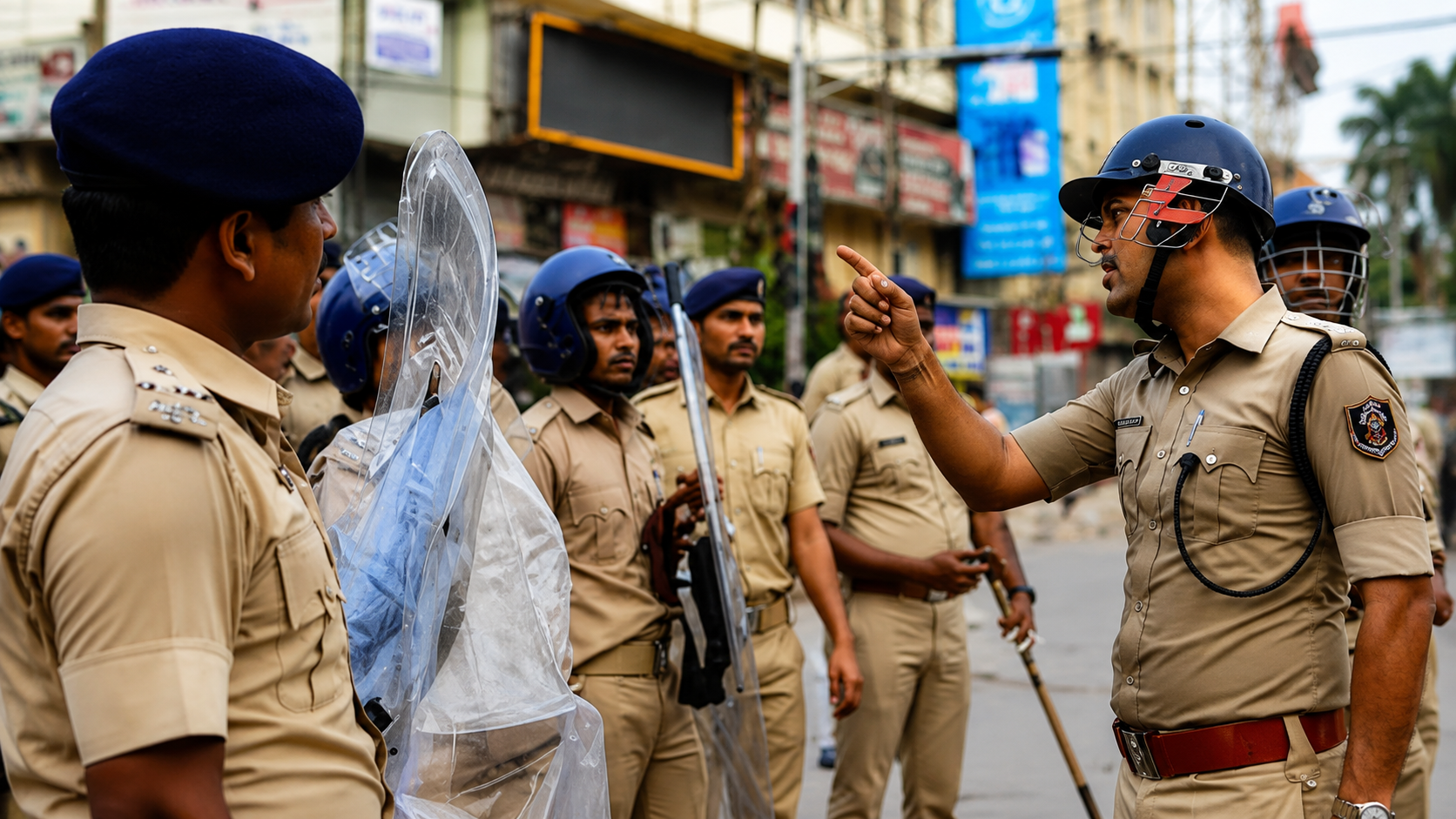 पटना में छात्रों के प्रदर्शन के दौरान बवाल, वायरल हुआ SP संकेत कुमार का वीडियो