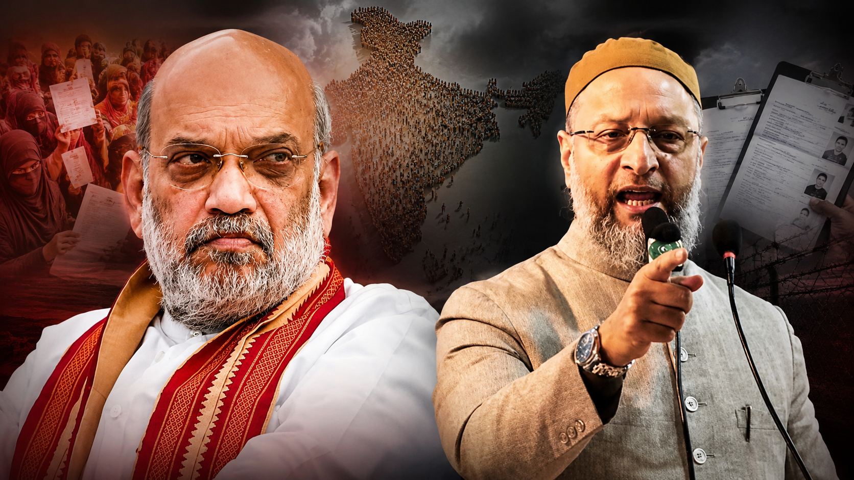 अमित शाह की रणनीति या NRC का खौफ? ओवैसी के ‘तारीफ’ वाले बयान के क्या हैं असली सियासी मायने